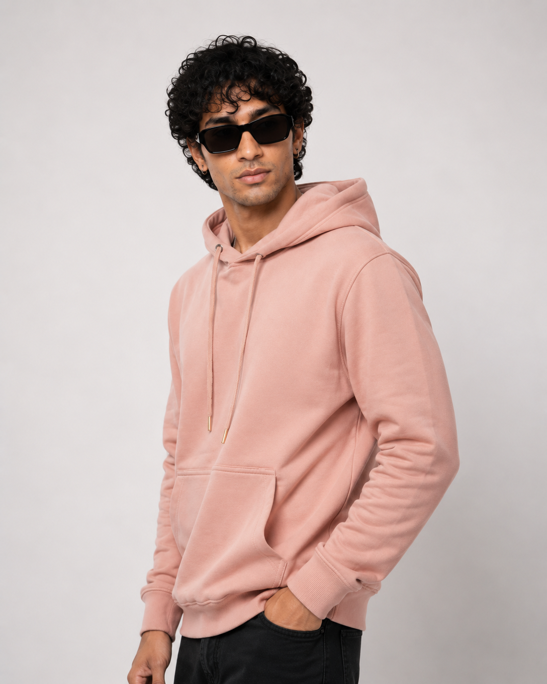 Premium Classic Pullover Hoodie-Peach