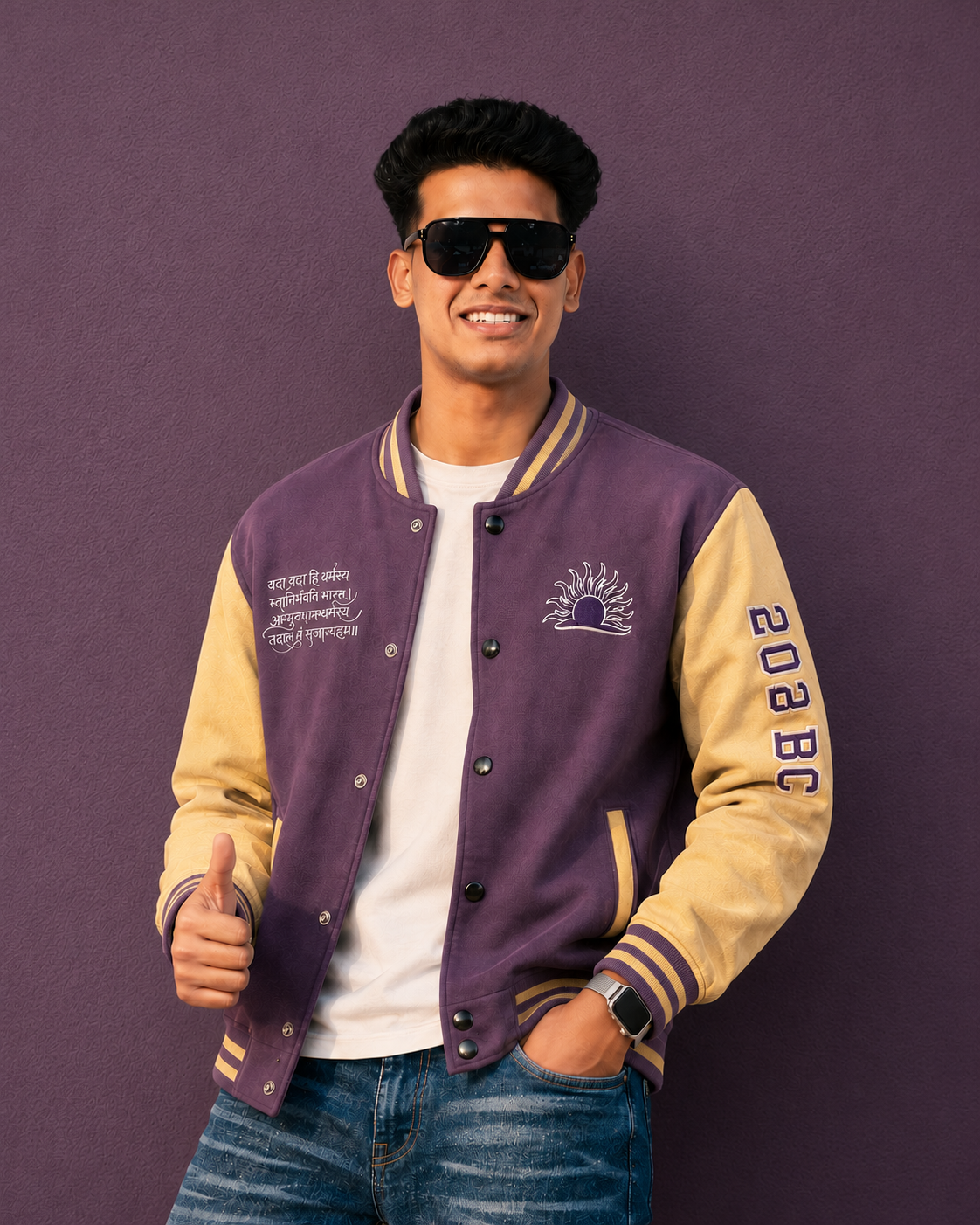 Dharma Yuddha Unisex Varsity Jacket