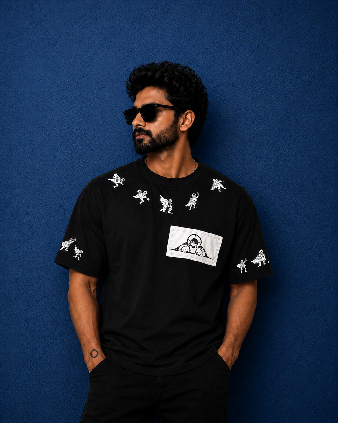 Katha hero printed oversized t-shirt