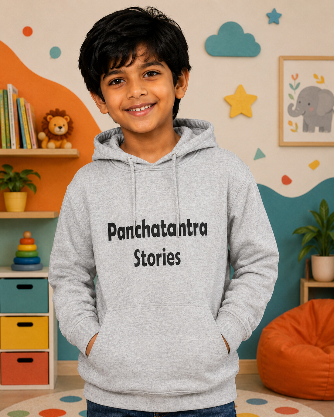 Panchatantra Stories Kids Pullover Hoodies