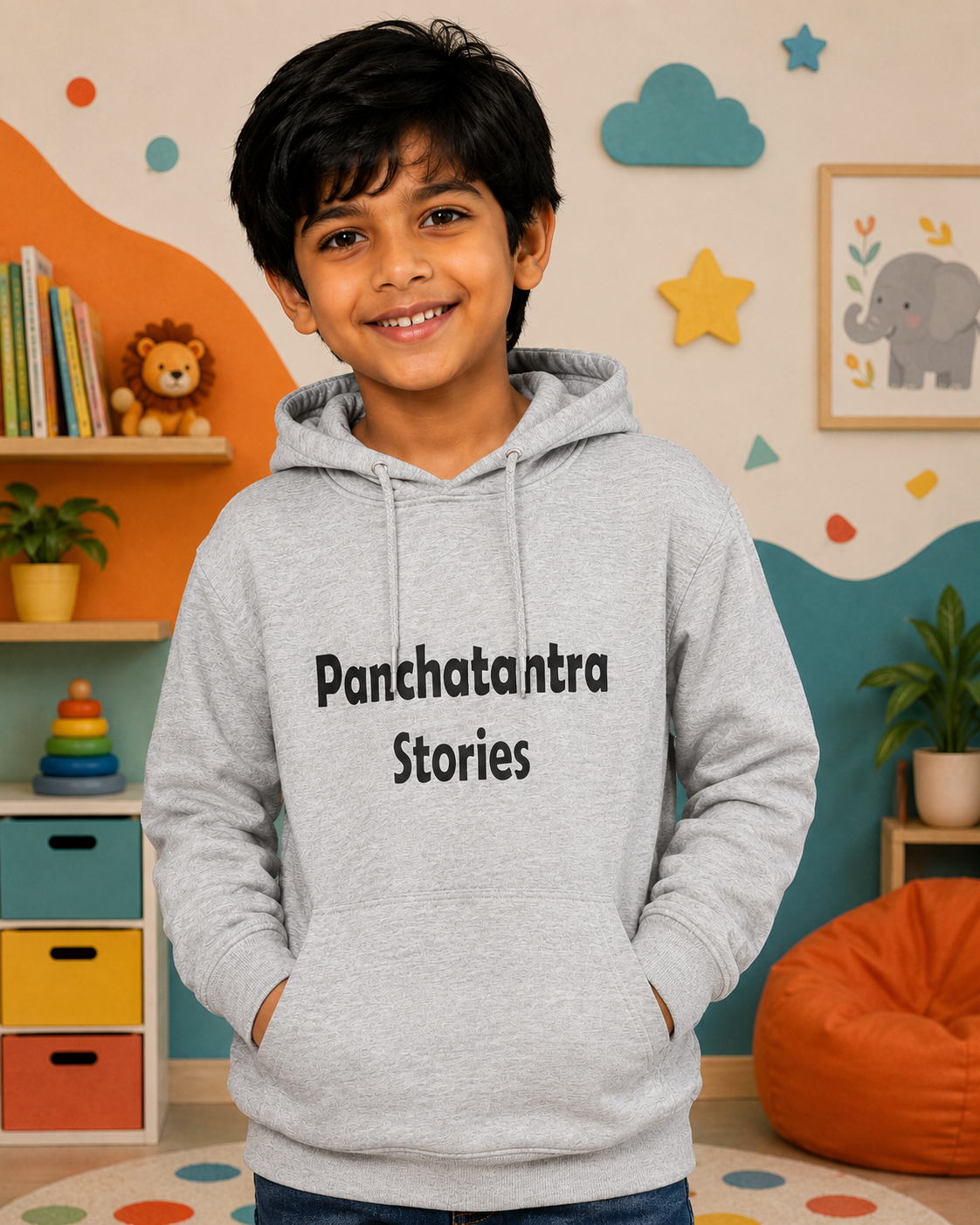 Panchatantra Stories Kids Pullover Hoodies