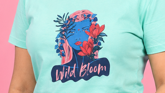 Wild Bloom Women’s Printed T-shirt