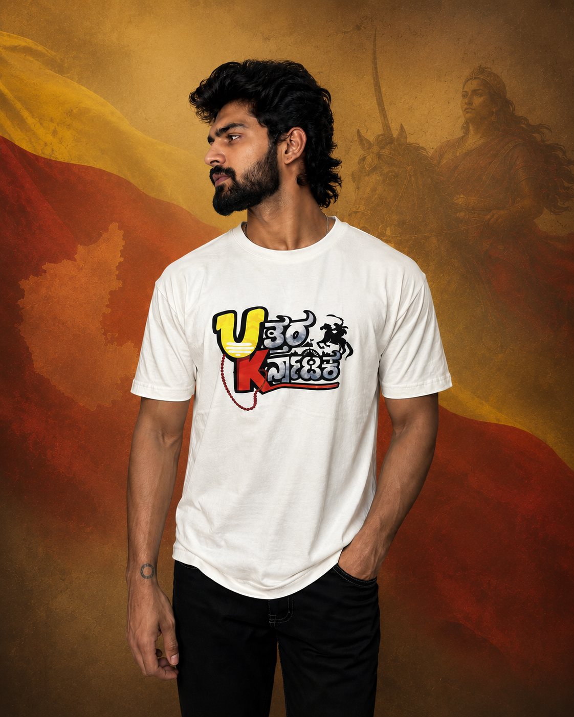 Uttara Karnataka Regular Unisex Printed T-shirt