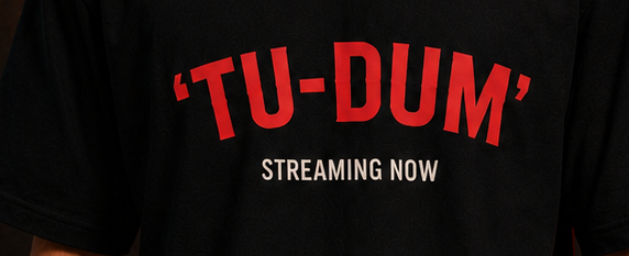 TU-DUM Streaming now Netflix Printed Oversized T-shirt