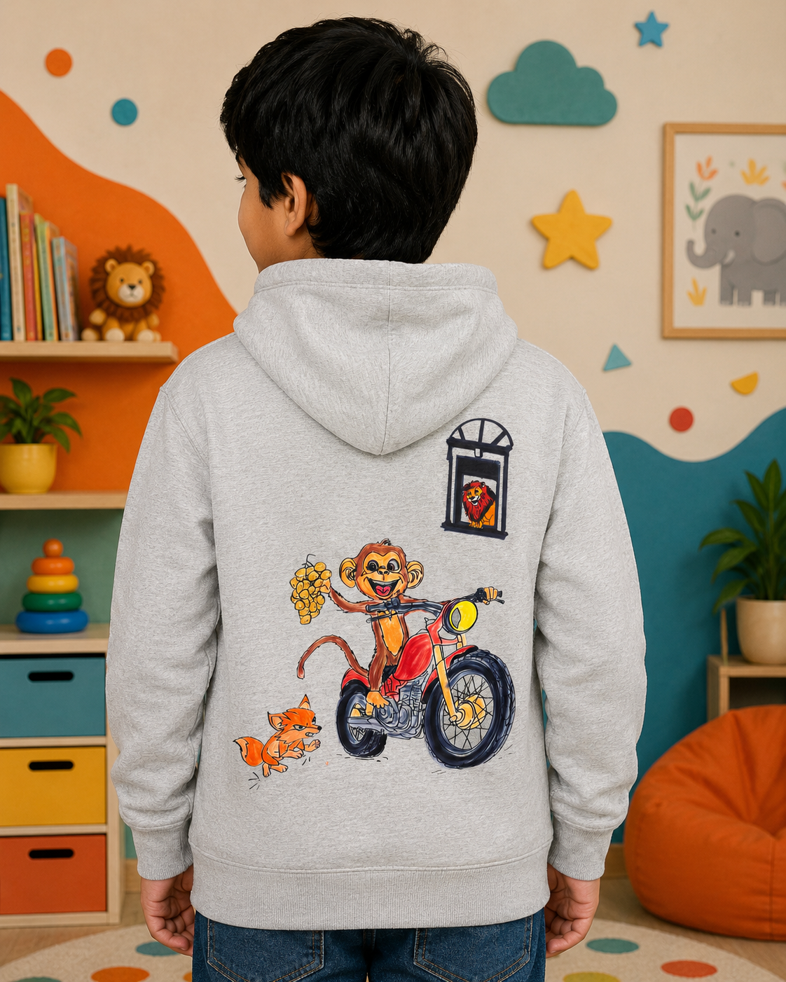 Panchatantra Stories Kids Pullover Hoodies