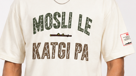 Mosli Le Katgi Pa Puff Printed Oversized T-shirt
